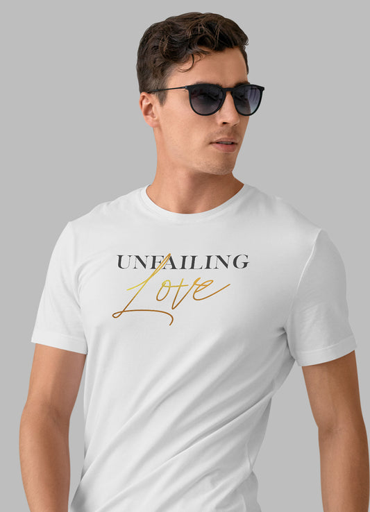 Unfailing Love Short Sleeve T-Shirt  | White | Male & Female