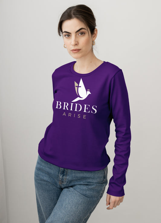 Brides Arise Long Sleeve T-Shirt | Purple