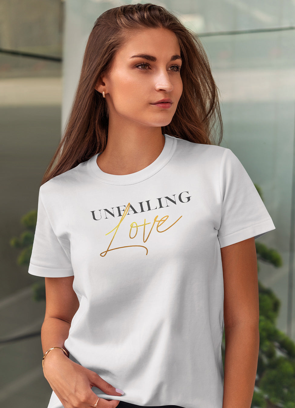 Unfailing Love Short Sleeve T-Shirt  | White | Male & Female