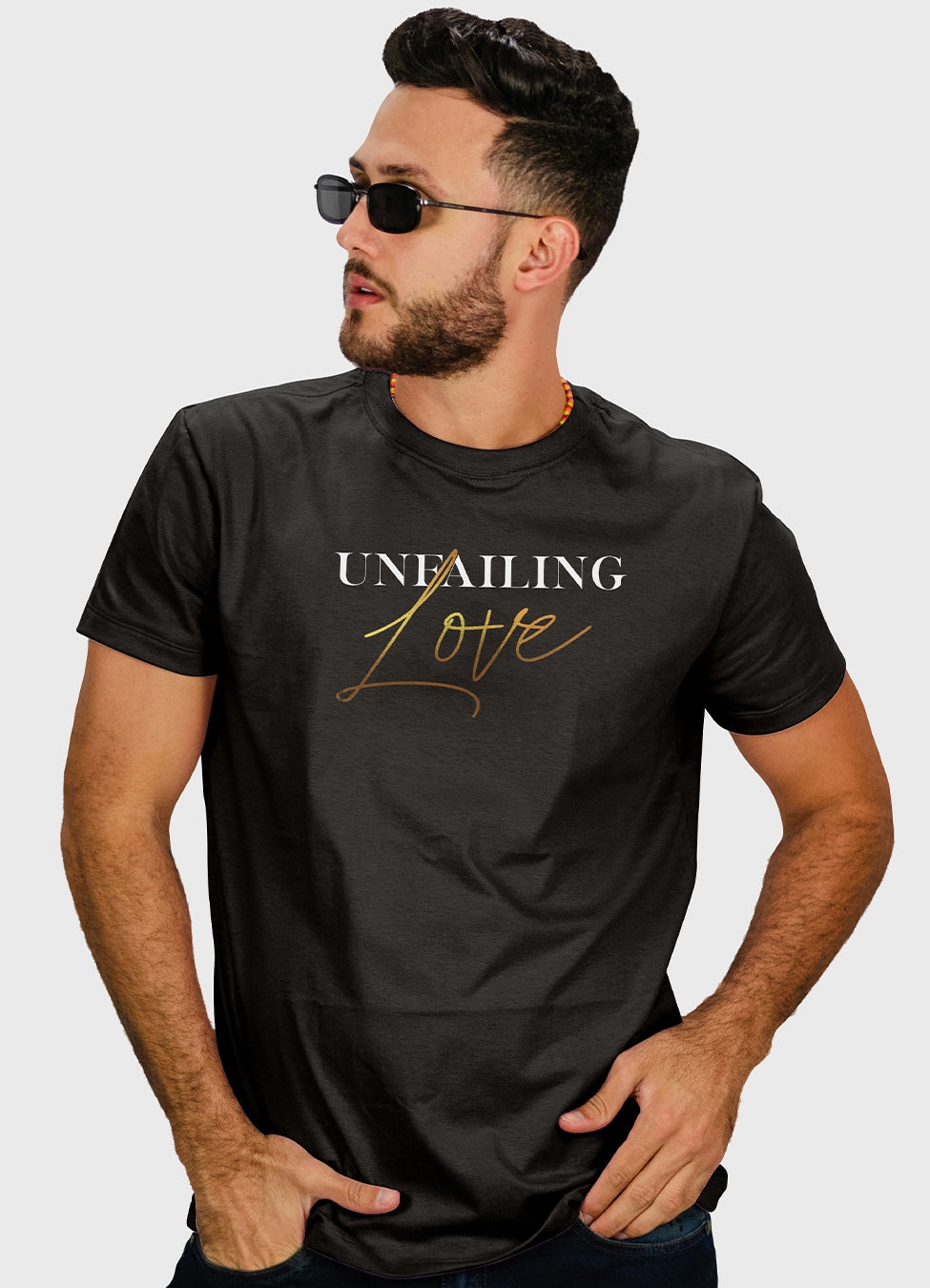 Unfailing Love Short Sleeve T-Shirt  | Black | Male & Female